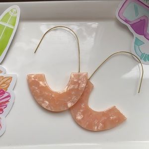 Pink Drop Earrings